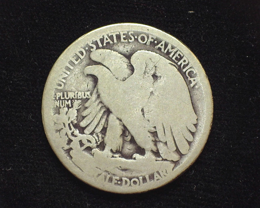 1917 D Reverse Liberty Walking Half Dollar G - US Coin