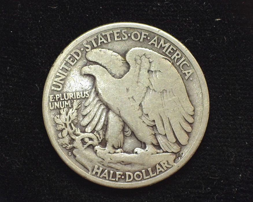 1918 S Liberty Walking Half Dollar VG - US Coin