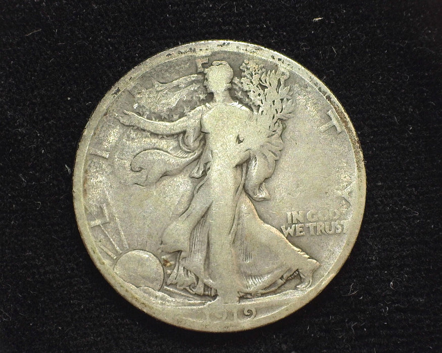 1919 D Liberty Walking Half Dollar G - US Coin