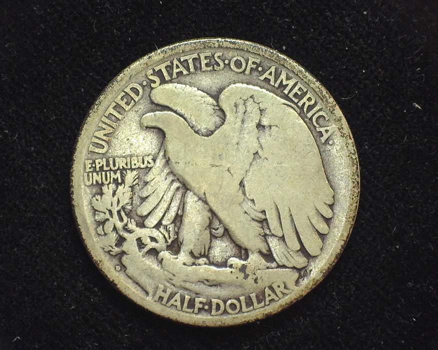 1918 D Liberty Walking Half Dollar G - US Coin