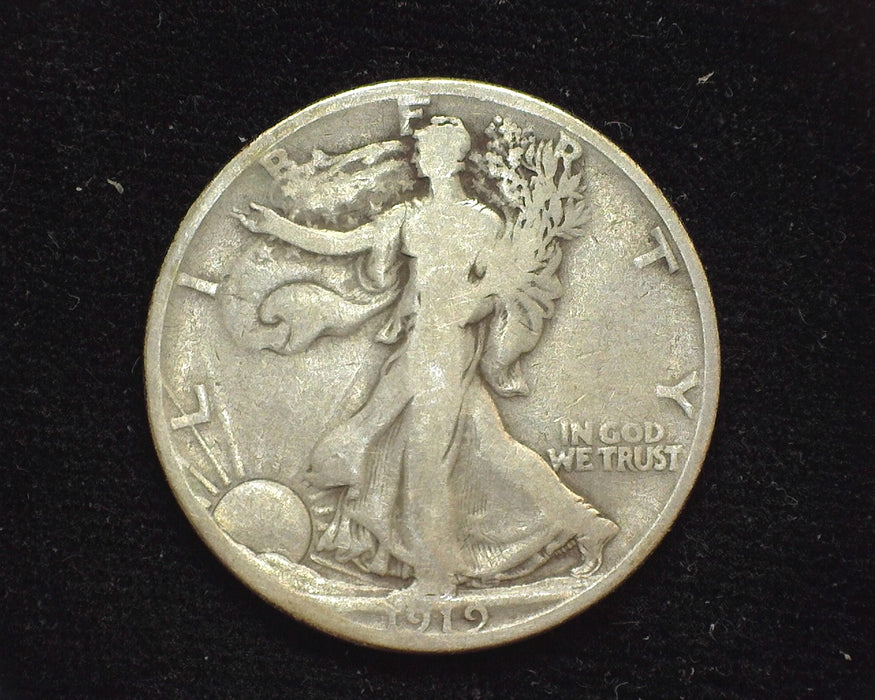 1919 S Liberty Walking Half Dollar VG/F - US Coin