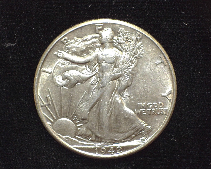 1942 Liberty Walking Half Dollar AU - US Coin