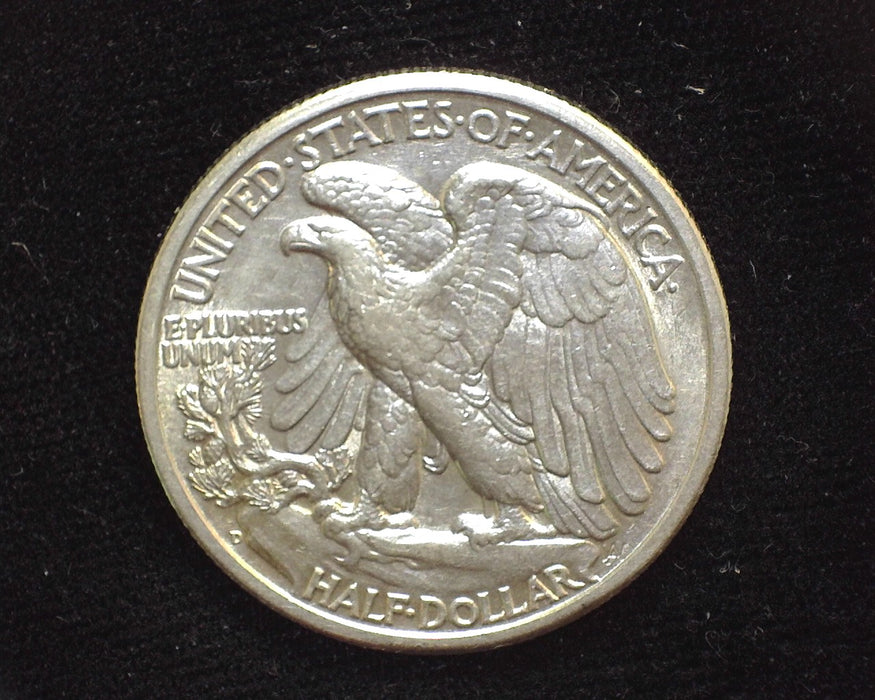 1942 D Liberty Walking Half Dollar AU - US Coin