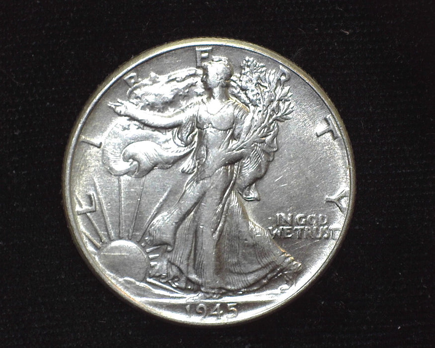 1945 Liberty Walking Half Dollar AU - US Coin