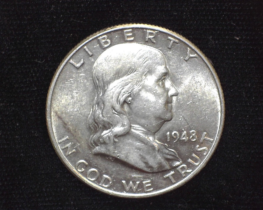 1948 Franklin Half Dollar AU - US Coin