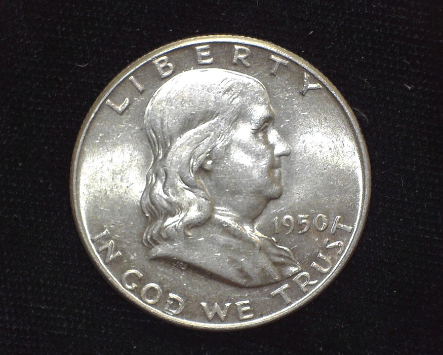 1950 Franklin Half Dollar AU - US Coin