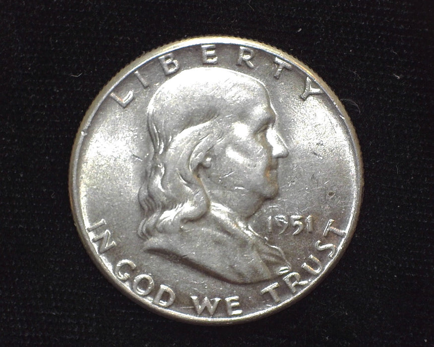 1951 Franklin Half Dollar AU - US Coin