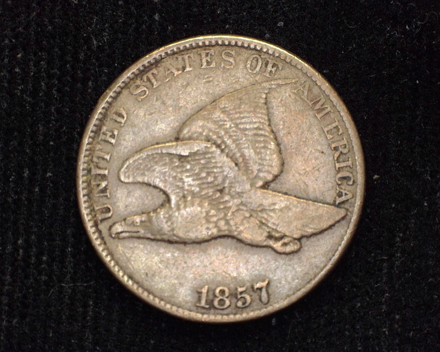 1857 Flying Eagle Penny/Cent F - US Coin