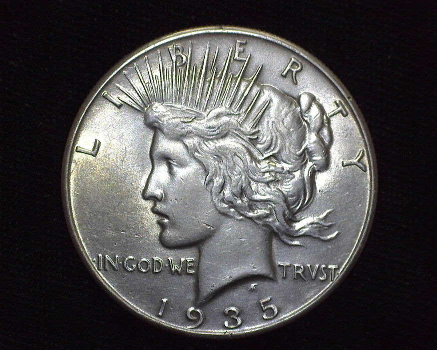 1935 Peace Dollar BU - US Coin