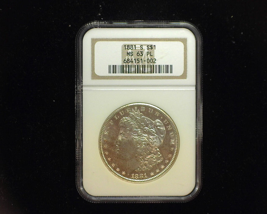 1881 S Morgan Dollar NGC MS63 - US Coin