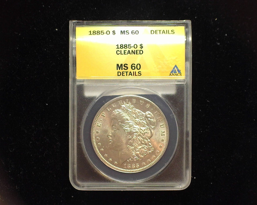 1885 O Morgan Silver Dollar ANACS MS-60 - US Coin