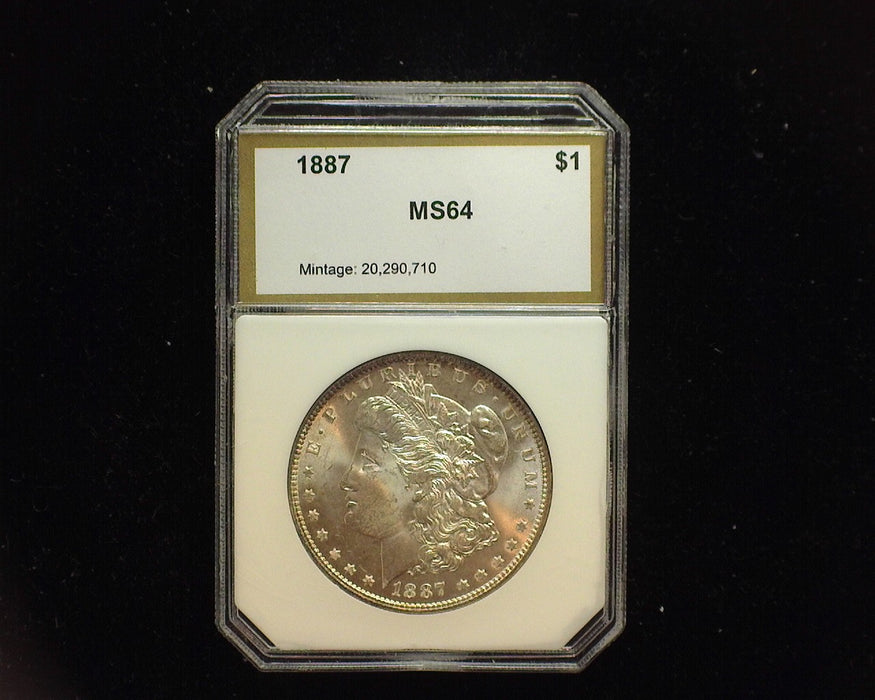 1887 Morgan Silver Dollar PCI MS-64 - US Coin