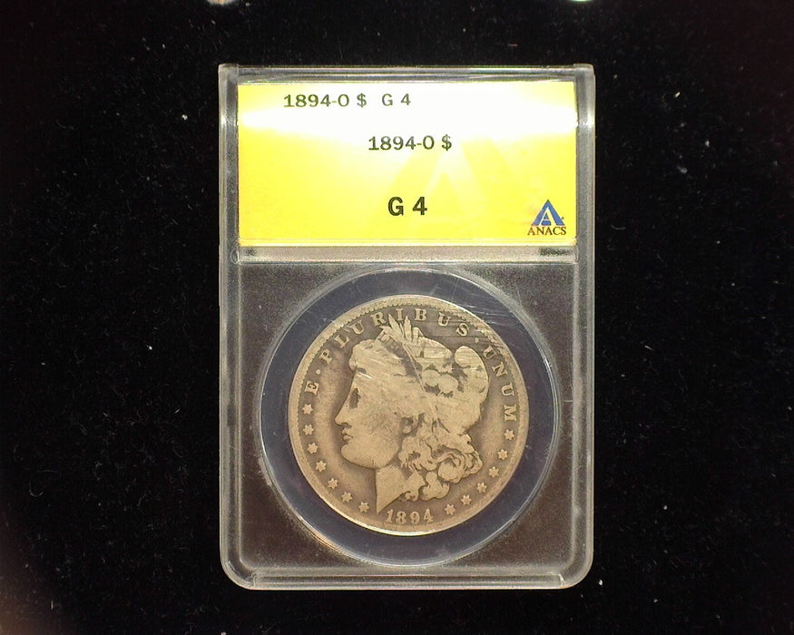 1894 O Morgan Silver Dollar ANACS G 4 - US Coin