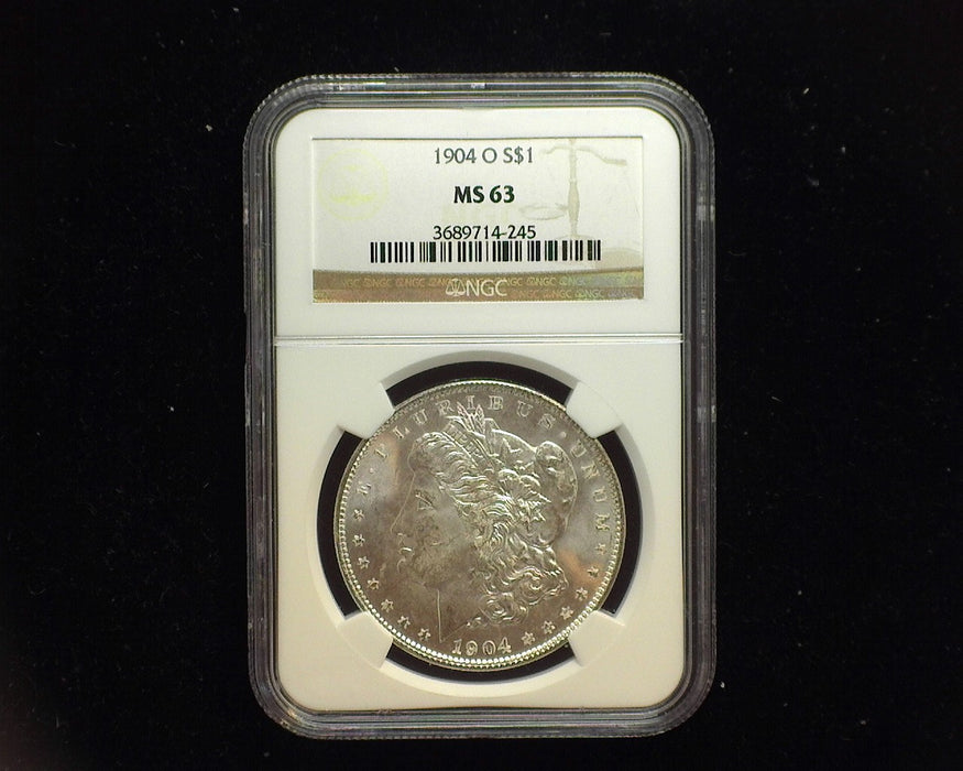 1904 O Morgan Silver Dollar NGC MS-63 - US Coin