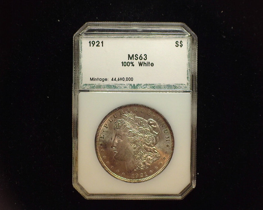 1921 Morgan Silver Dollar PCI MS-63 - US Coin