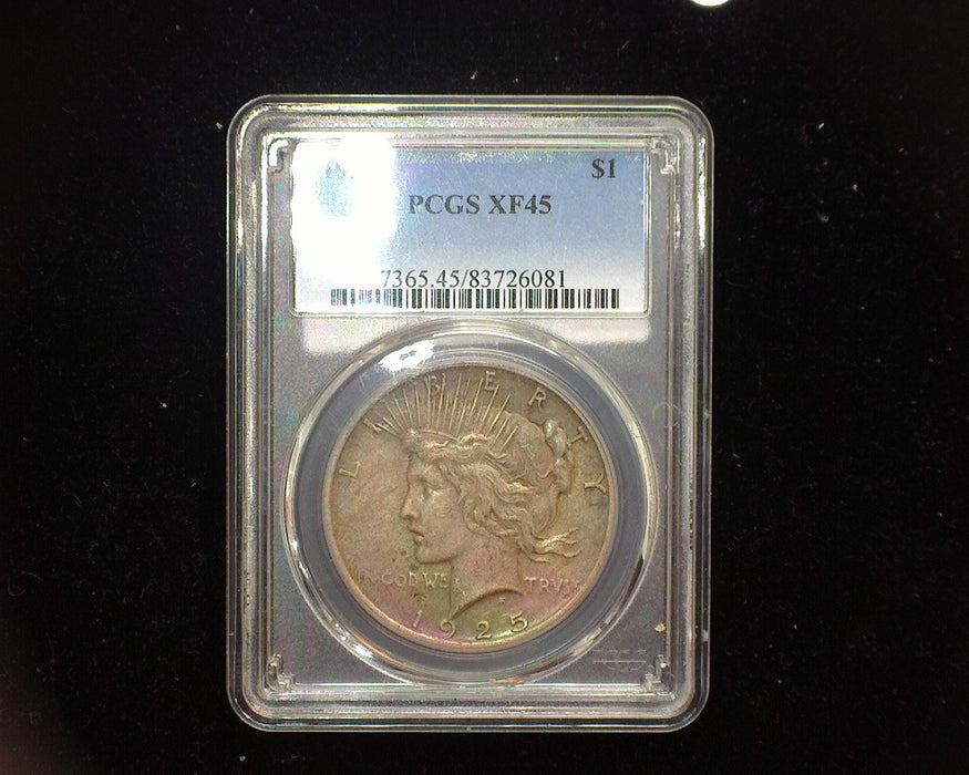 1925 Peace Dollar PCGS XF 45 - US Coin