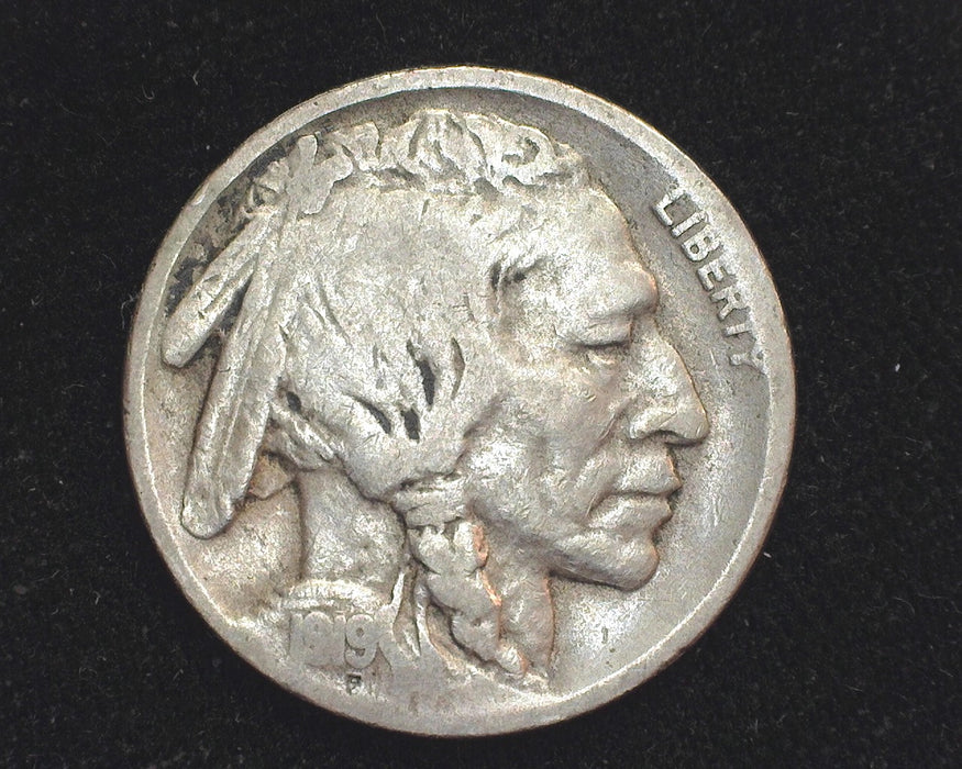 1919 D Buffalo Nickel VG - US Coin