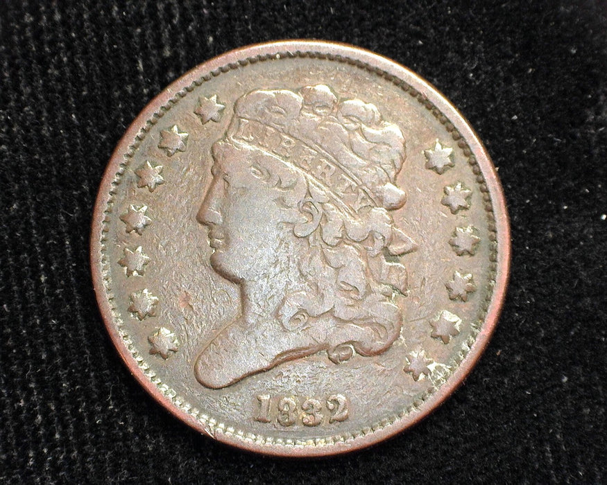 1832 Classic Head Half Cent VF - US Coin