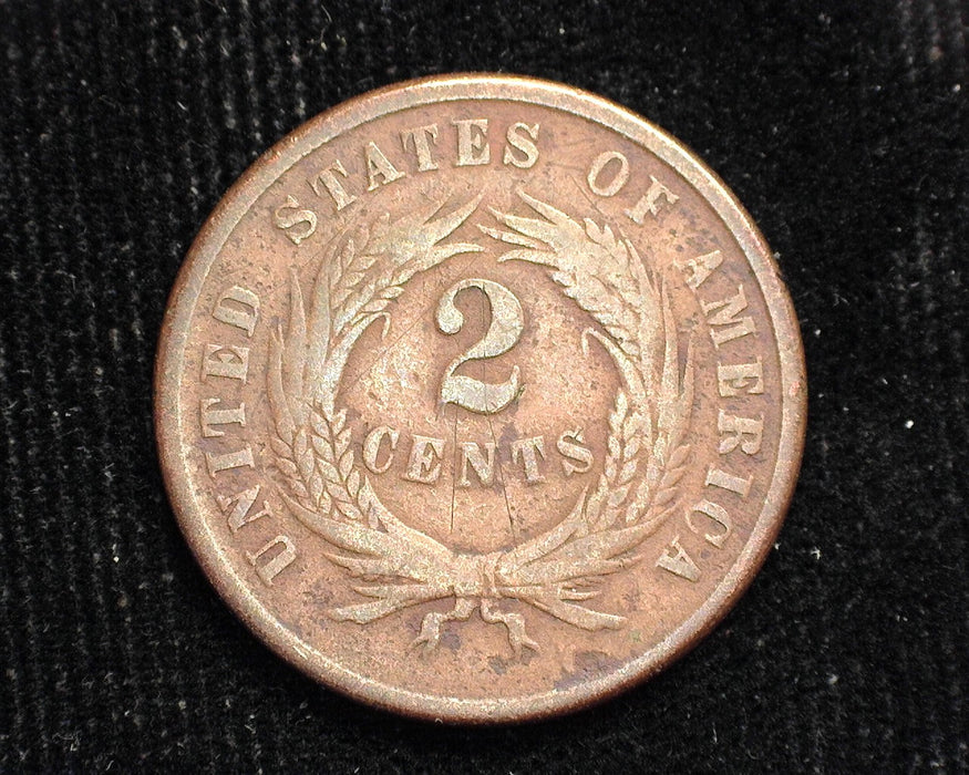 1865 Two Cent Piece Filler - US Coin