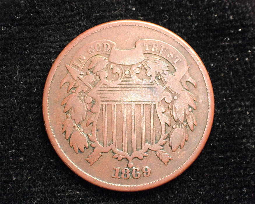 1869 Two Cent Piece G - US Coin