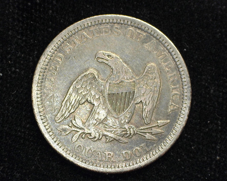 1857 Liberty Seated Quarter VF - US Coin