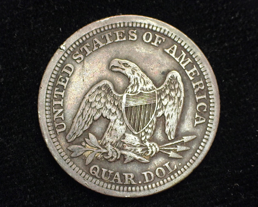 1857 Liberty Seated Quarter VF - US Coin