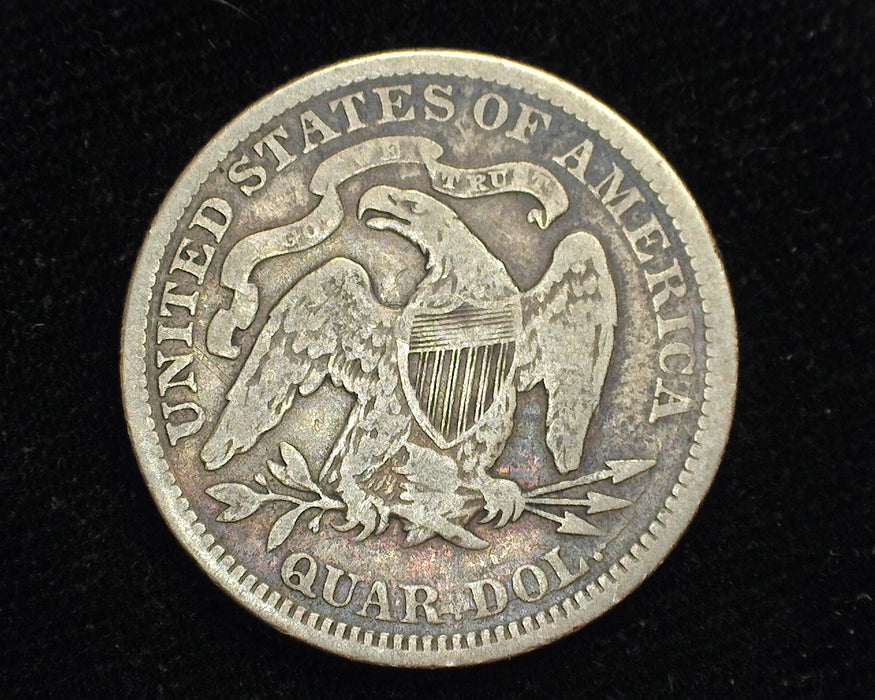 1876 Liberty Seated Quarter F - US Coin