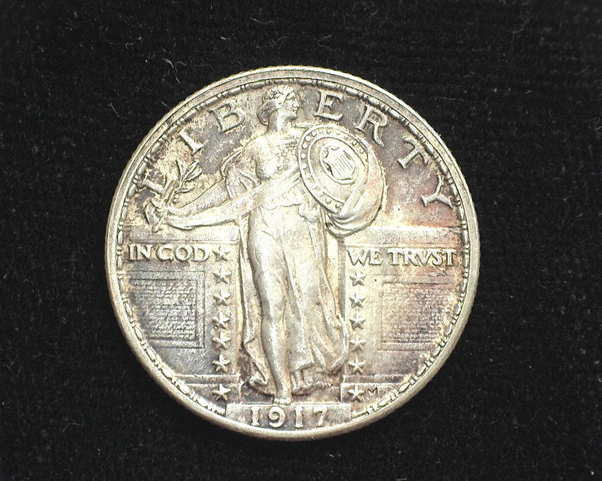 1917 Type 2 Standing Liberty Quarter XF - US Coin