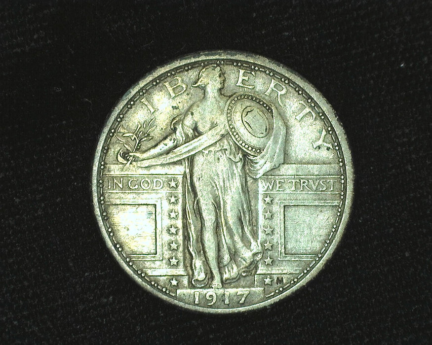 1917 Type 1 Standing Liberty Quarter VF - US Coin