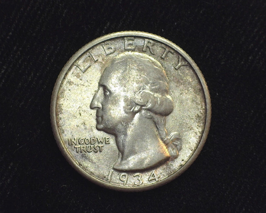 1934 Washington Quarter AU - US Coin