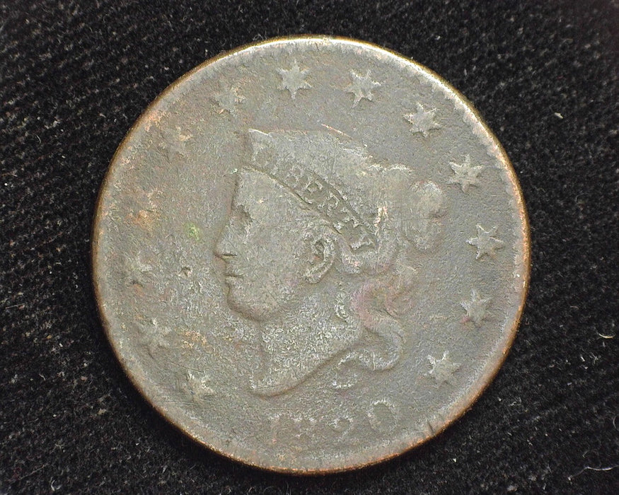 1820 Large Cent Classic Porous Penny/Cent G - US Coin