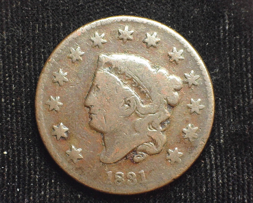 1831 Large Cent Classic Penny/Cent VG - US Coin