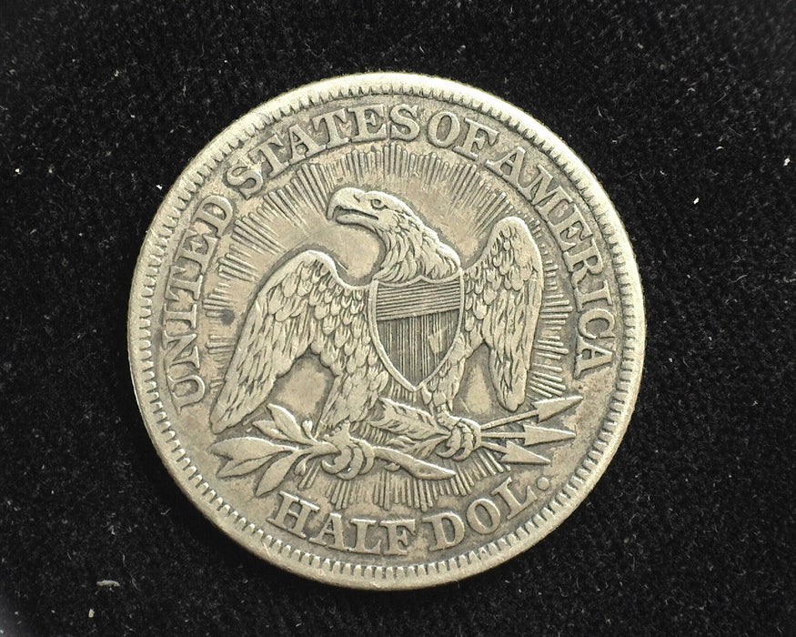 1853 Arrows & Rays Seated Liberty Half Dollar VF - US Coin