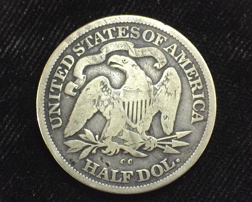 1877 CC Seated Liberty Half Dollar G+ - US Coin