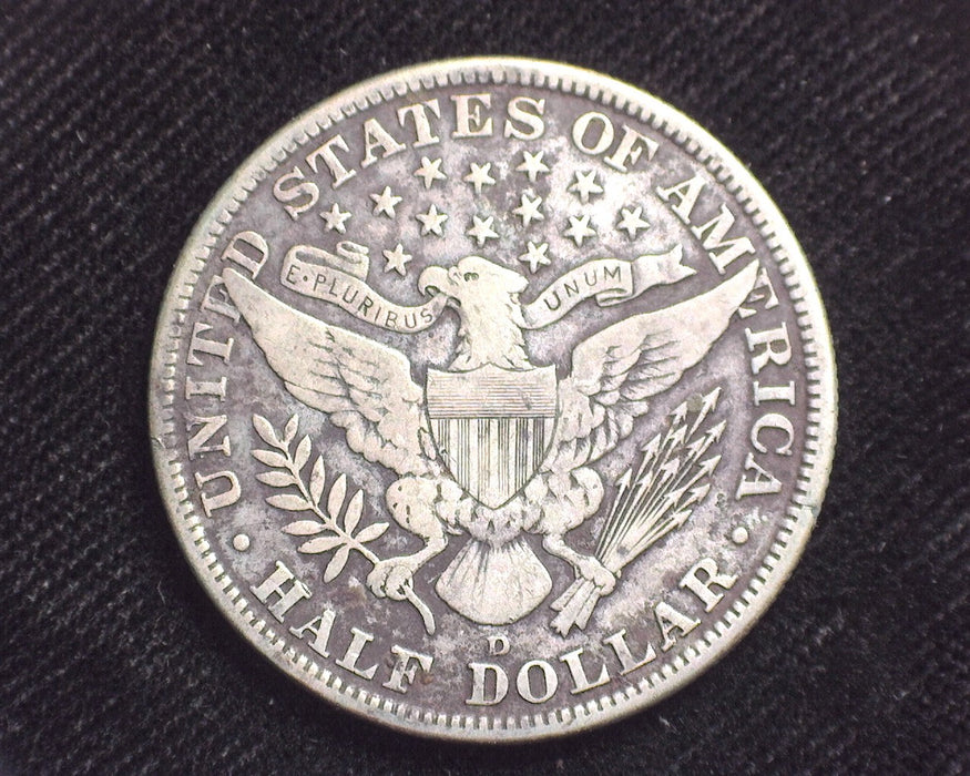 1912 D Barber Half Dollar F - US Coin