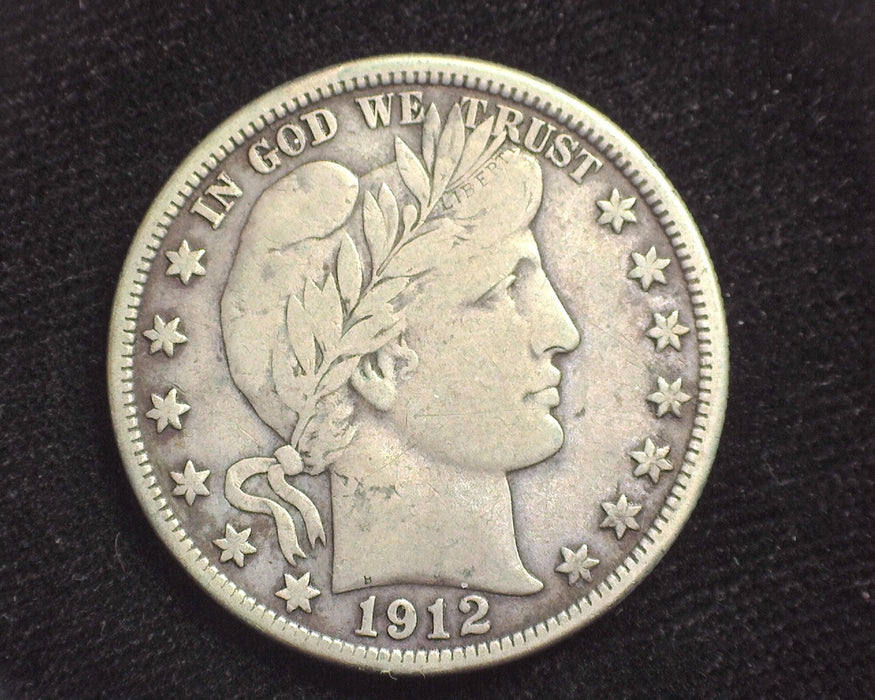 1912 D Barber Half Dollar F - US Coin