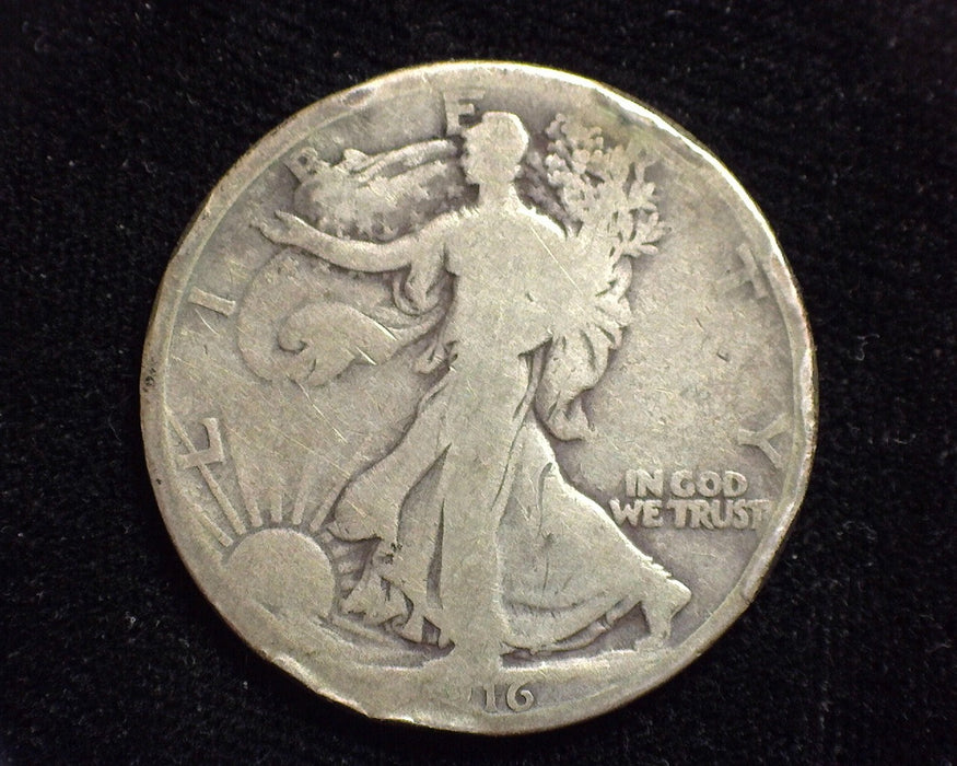 1916 Liberty Walking Half Dollar AG - US Coin