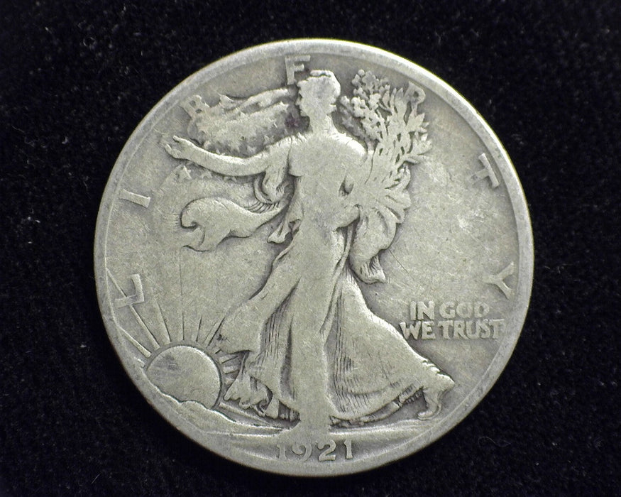 1921 S Liberty Walking Half Dollar VG - US Coin