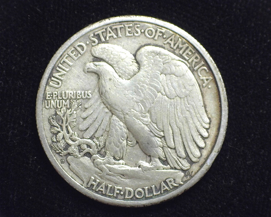 1929 D Liberty Walking Half Dollar VF/XF - US Coin