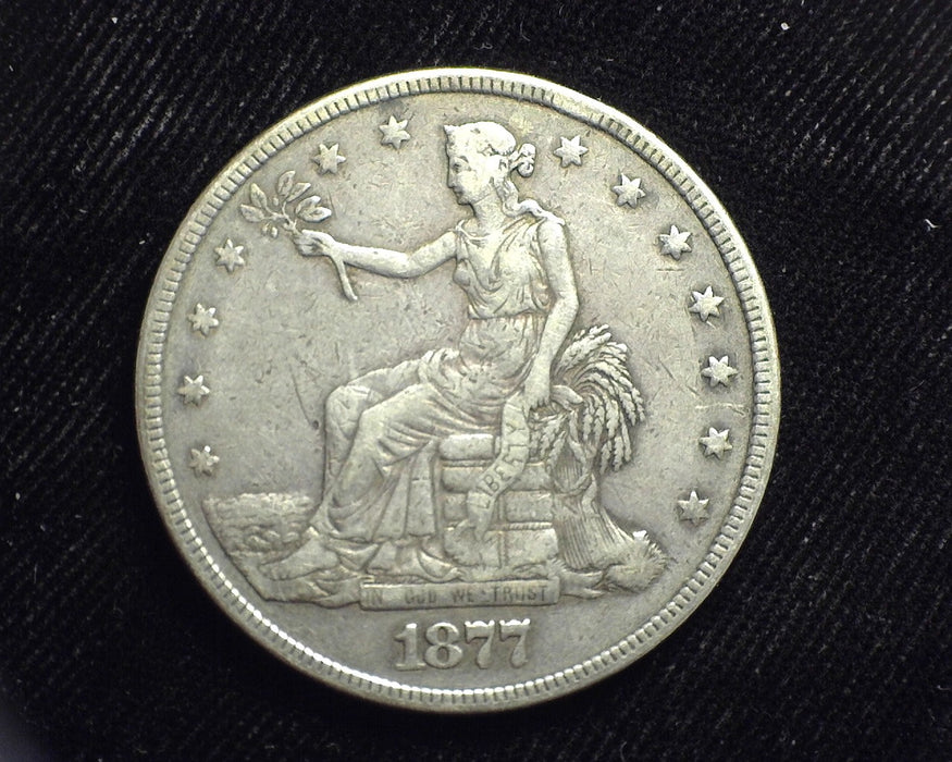 1877 Trade Dollar VF - US Coin