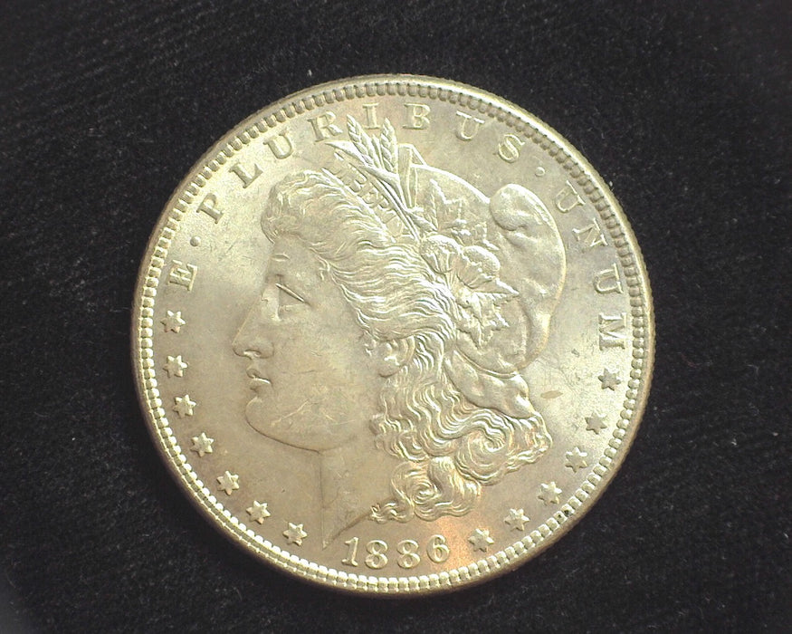 1886 Morgan Dollar Choice. BU - US Coin