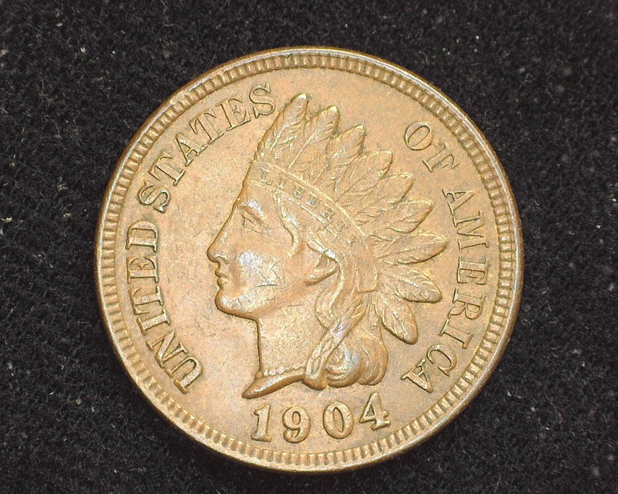 1904 Indian Head Penny/Cent AU - US Coin