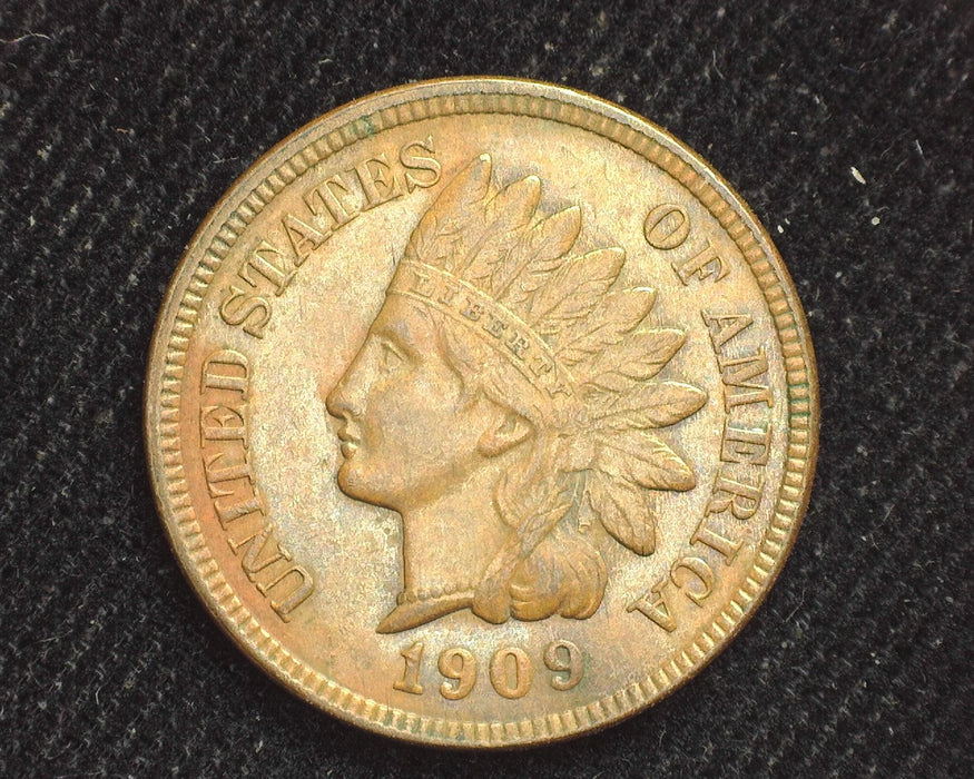 1909 Indian Head Penny/Cent AU - US Coin