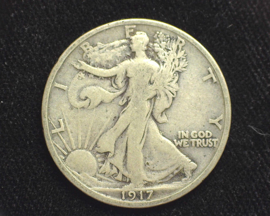 1917 Liberty Walking Half Dollar F - US Coin