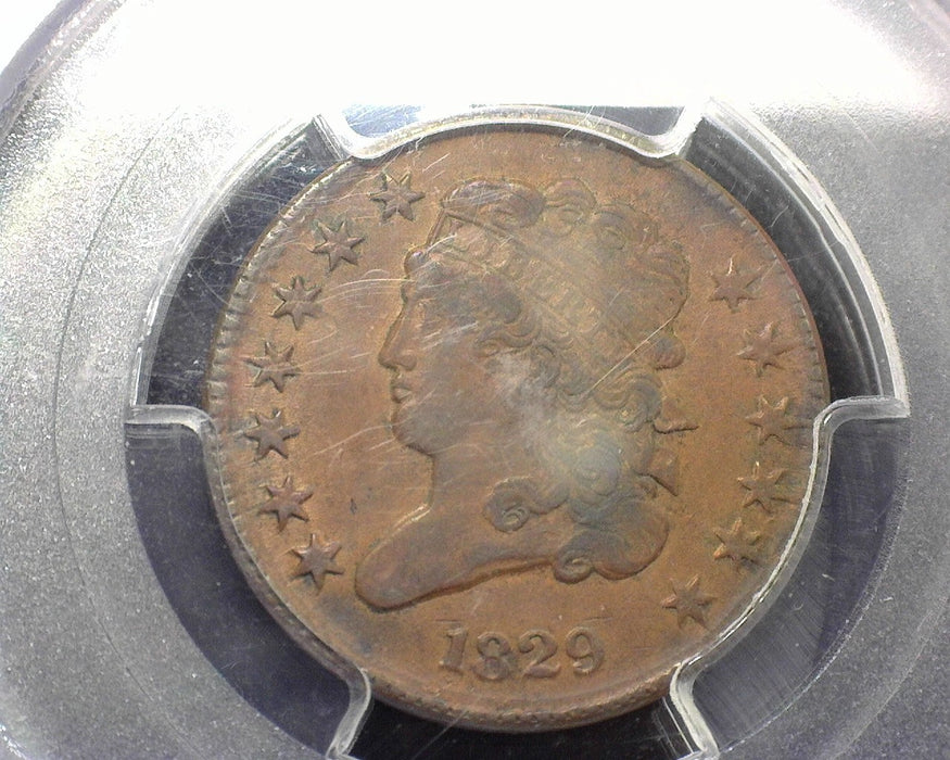 1829 Classic Head Half Cent PCGS XF 45 - US Coin