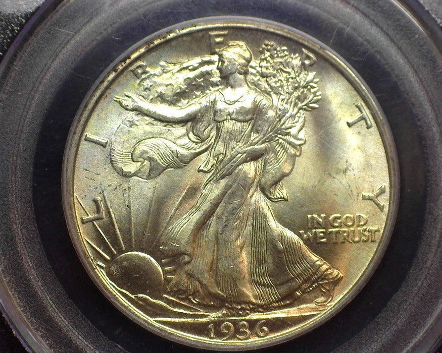 1936 D Liberty Walking Half Dollar PCGS MS 64 - US Coin