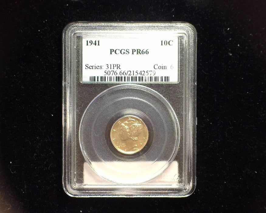 1941 Mercury Dime PCGS PR 66 - US Coin