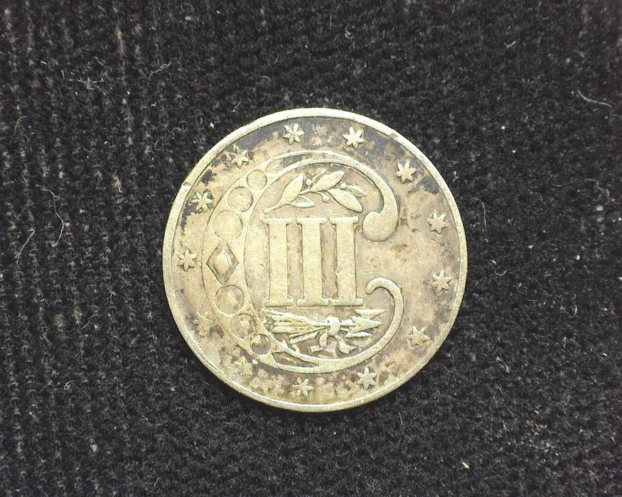 1861 Three Cent Silver F/VF - US Coin