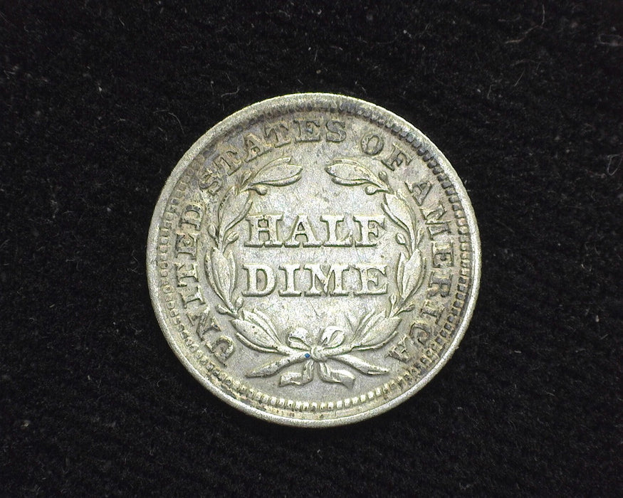 1853 Arrows Liberty Seated Half Dime F - US Coin