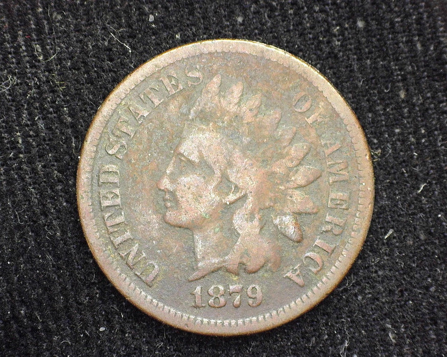 1879 Indian Head Cent Corrosion G - US Coin